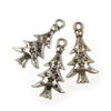 Charm fémdísz, 3 db - karácsonyfa