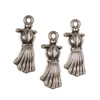 Kép 1/2 - Charm fémdísz, 3 db - báli ruha
