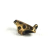 Charm fémdísz, 2 db - bikini alsó, 3D, antik