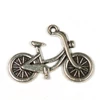 Charm fémdísz, 2 db - bicikli
