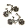 Charm fémdísz, 2 db - bicikli