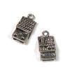 Kép 1/2 - Charm fémdísz, 2 db - mézeskalács ház, 3D