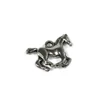 Kép 2/2 - Charm fémdísz, 1 db - ló, vágtázó, 3D, kicsi