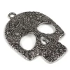 Charm fémdísz, 1 db - koponya
