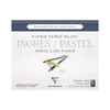 Clairefontaine Ingres papír tömb, 130 g, 25 lap, fehér - 24x30 cm