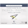 Clairefontaine Ingres papír tömb, 130 g, 25 lap, fehér - 30x40 cm