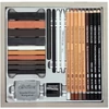 Kép 2/4 - Cretacolor Passion Box rajz- és vázlatkészlet, 25 db-os, fadobozos