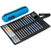 Kép 1/8 - Cretacolor Pencil Wrap Set rajzkészlet feltekerhető vászon tartóban - Aqua, 17 db-os