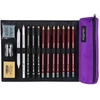Cretacolor Pencil Wrap Set rajzkészlet feltekerhető vászon tartóban - Beginner, 16 db-os