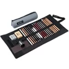 Kép 1/7 - Cretacolor Pencil Wrap Set rajzkészlet feltekerhető vászon tartóban - Professional, 24 db-os