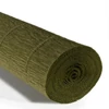 Virágkrepp-papír, 180 g, 50x250 cm - 17A8 sötét olívzöld