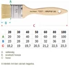 Da Vinci 2429 szintetikus, oszlató ecset - 100