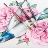 Da Vinci Botanical Art Watercolour Set ecsetkészlet, szintetikus, vegyes, 3 db