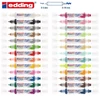 edding 5400 3D Double liner kétvégű akril festőtoll - 902, traffic red