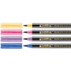 Kép 2/5 - edding 1340 ecsetirón (ecsetfilc) készlet, S (1-6 mm) - 4 db, csillámos