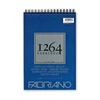 Fabriano 1264 fekete rajztömb, 200 g - A4, felül spirálos