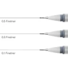 Fineliner tűfilc, cool grey - 0,1 mm