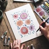 Absztrakt akvarellfestés - Kreativitás és meditáció - Kate Rebecca Leach
