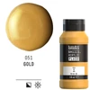 Liquitex Basics Fluid akrilfesték, 118 ml - 051, gold