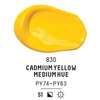 Liquitex Basics akrilfesték, 250 ml - 830, cadmium yellow medium hue