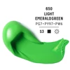 Liquitex Heavy Body akrilfesték, 59 ml - 650, light emerald green
