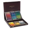 Kép 1/5 - Caran d'Ache Classic Neocolor II akvarellkréta készlet, elegáns fadobozban - 84 db