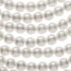 Cseh tekla üveggyöngy füzér, 4 mm, 120 db - Crystal Bridal White
