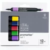 ProMarker kétvégű alkoholos filctoll készlet - 12+1 db, set 1