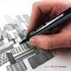 ProMarker kétvégű alkoholos filctoll készlet - 24+1 db, black and grey tones, cipzáras tartóban