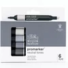 ProMarker kétvégű alkoholos filctoll készlet - 6 db, neutral tones