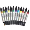 Promarker Watercolour kétvégű akvarell ecsetfilc készlet - 12 db, basic tones