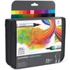 Promarker Watercolour kétvégű akvarell ecsetfilc készlet - 24 db, cipzáras tartóban