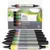 Promarker Watercolour kétvégű akvarell ecsetfilc készlet - 6 db, foliage tones