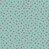 Patchwork anyag - Makower - Afternoon Tea Cherry Teal 094/T