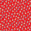 Patchwork anyag - Makower - Pool Party Boats Red 2439/R