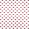 Patchwork anyag - Makower - Spot on 830/WR White-red