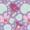 Patchwork anyag - Tilda Gardenlife - Nasturtium Lavendel 100308