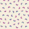 Patchwork anyag - Makower - Tropica 149/Q Butterflies cream