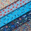 Patchwork anyag - Makower - Deep Blue Sea 137/B8 Creatures dark blue