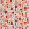 Kép 1/3 - Patchwork anyag - Makower - Sewing Room Reels Red 2505-R