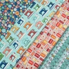 Kép 2/3 - Patchwork anyag - Makower - Sewing Room Buttons Blue 2504-B