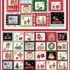 Kép 4/4 - Patchwork anyag - Makower - Christmas 23 Advent Cosy  2574-1 Panel, 60cm