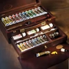Talens Rembrandt olaj festőkészlet, Master - 10x15 ml + 12x40 ml + 2x60 ml + kiegészítők, fadobozos