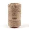 ReTwisst Macrame String makraméfonal, 3 mm, 250 g -  08, bézs