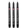 Sakura Pigma Micron műszaki rajztoll készlet - 3 db + tolltartó, Black Edition
