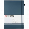 Sakura Squared Note Book négyzethálós jegyzetfüzet - A4, deep indigo