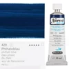 Schmincke Norma Blue vegán vizes olajfesték, 35 ml - 420, phthalo blue