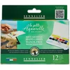 Sennelier la petite Aquarelle Hands-free akvarellfesték készlet - 12x1/2 szilke + víztartályos ecset