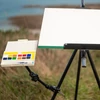 Sennelier la petite Aquarelle Hands-free akvarellfesték készlet - 12x1/2 szilke + víztartályos ecset + magic arm