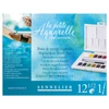Sennelier la petite Aquarelle Travel box akvarellfesték készlet - 12x1/2 szilke + ecset